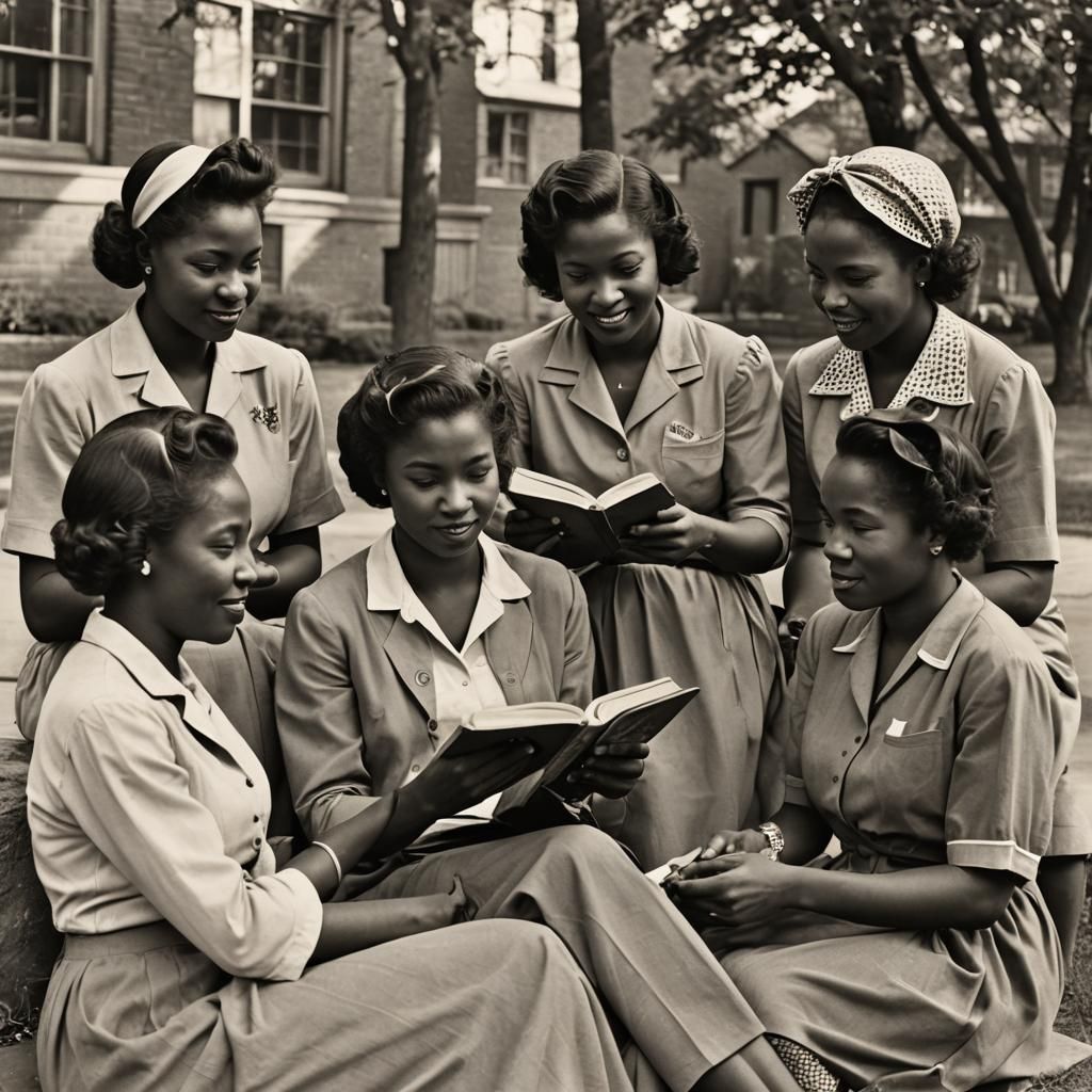 Reading Circle of Black Women, 1944