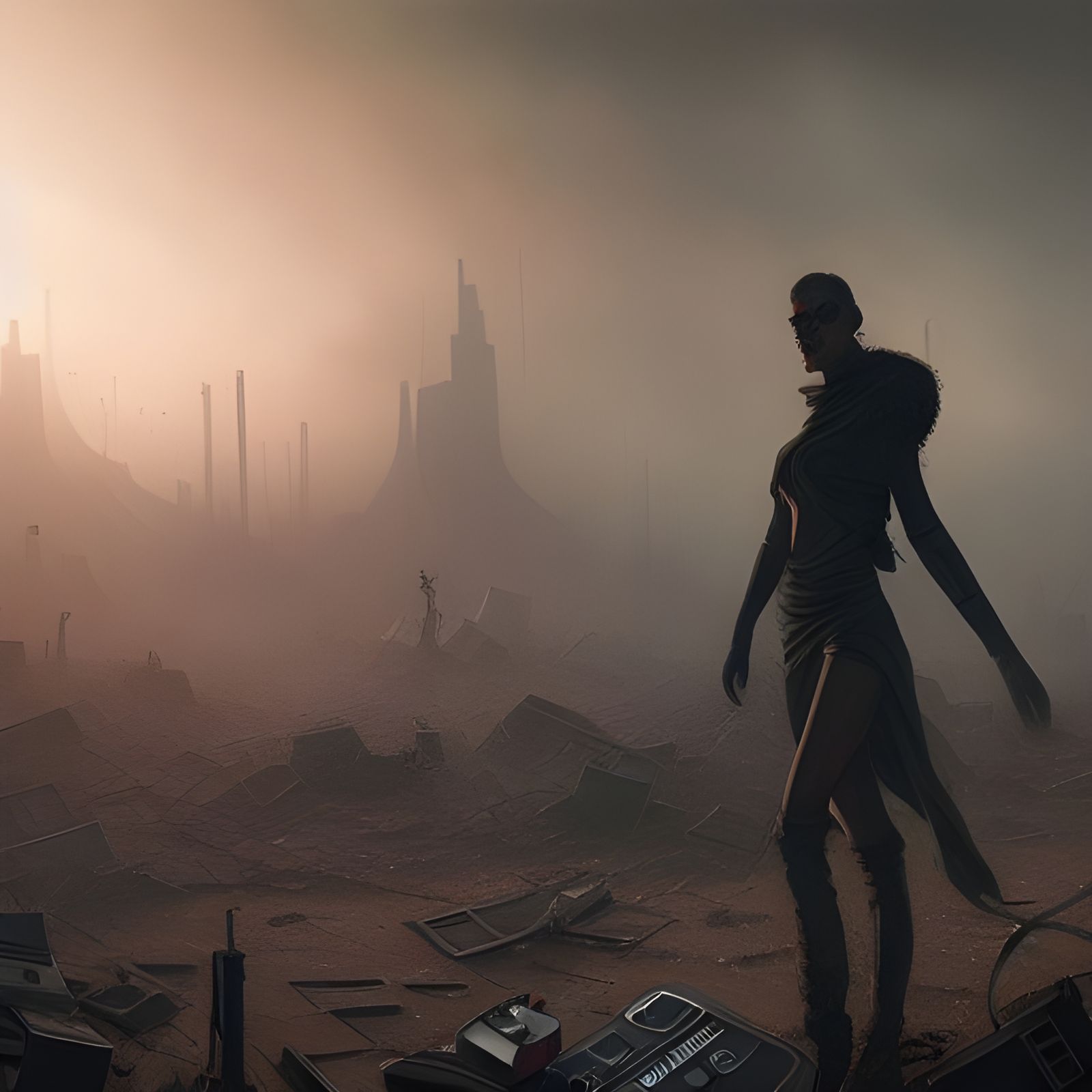 Dystopian Wasteland DJ, Sinister Art