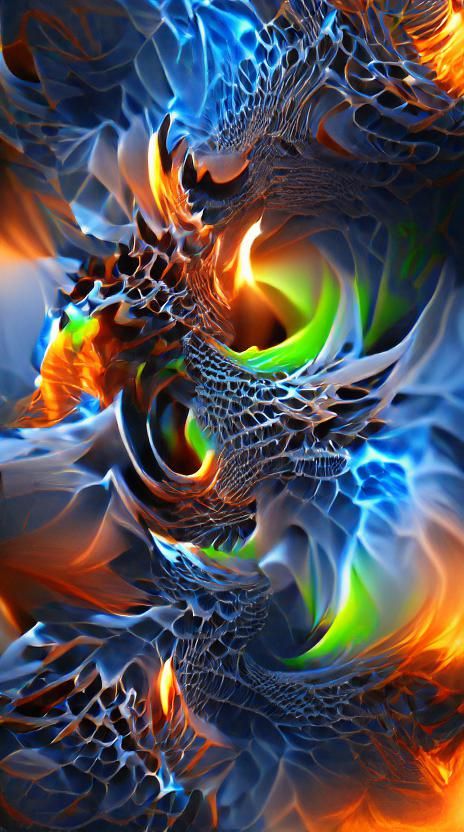 Ocean Fire Dragon Vortex