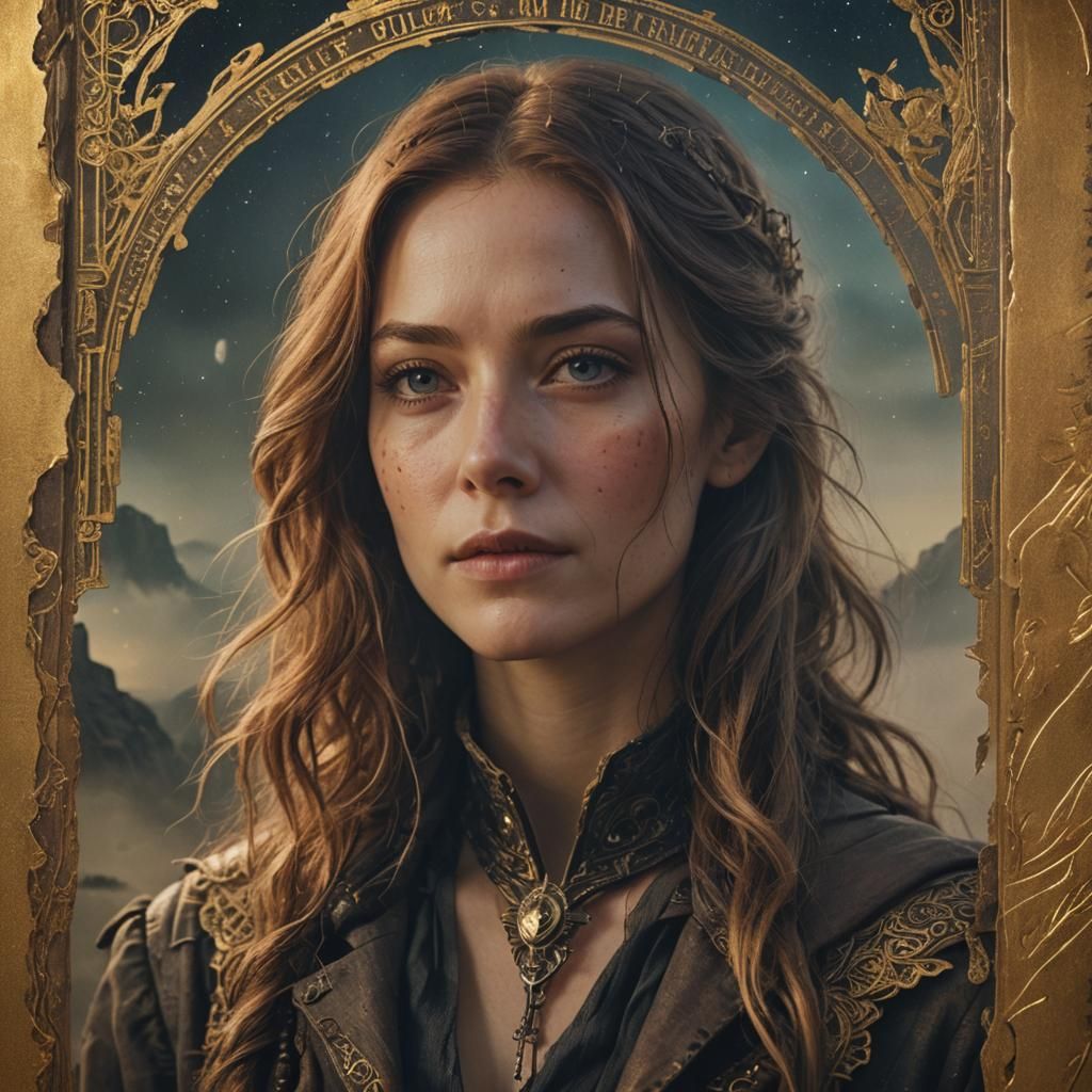 Fairytale Portrait in Digital Matte Painting Style