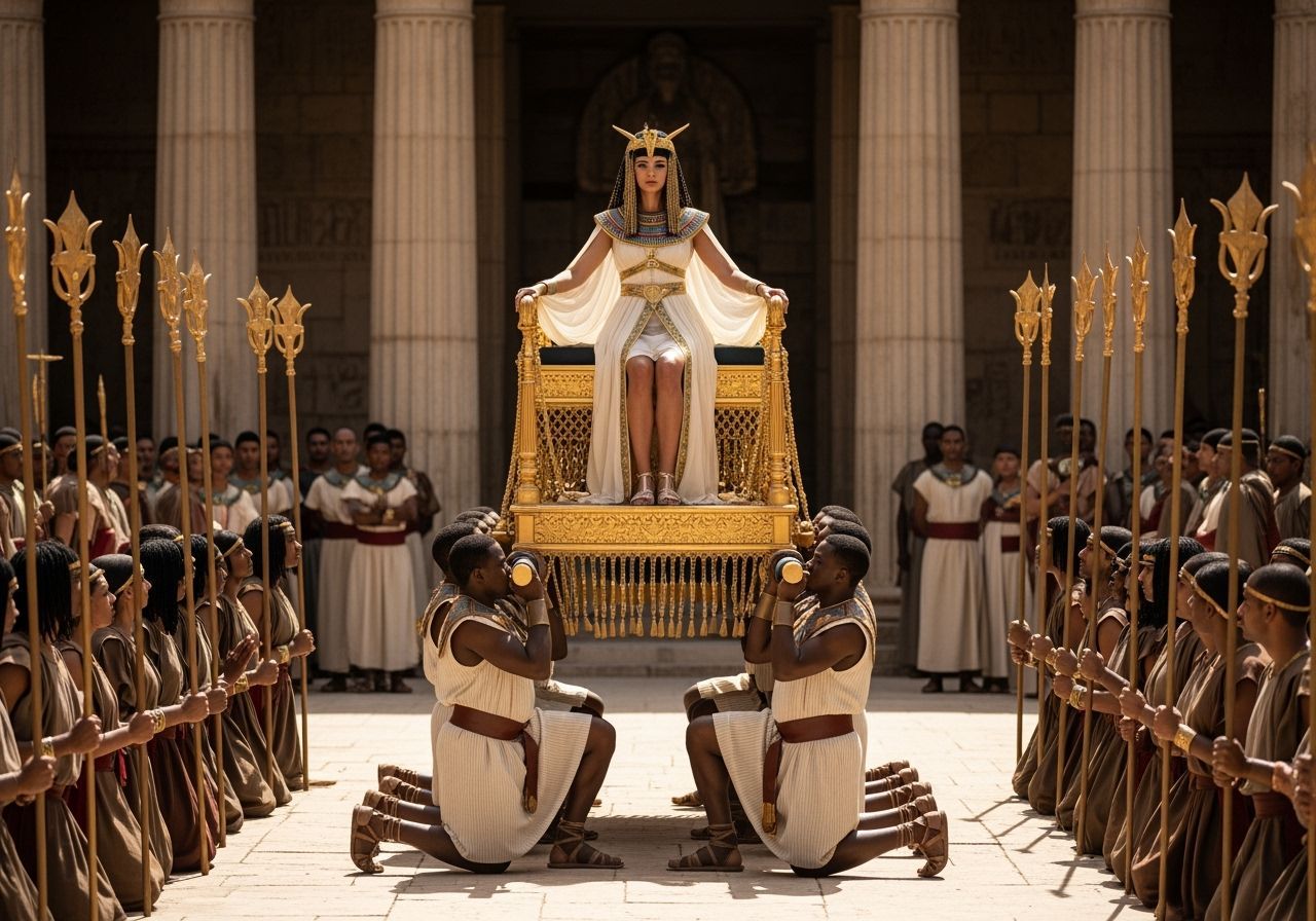 Egyptian Queen Parade in Ancient Rome, Professional Photogra...