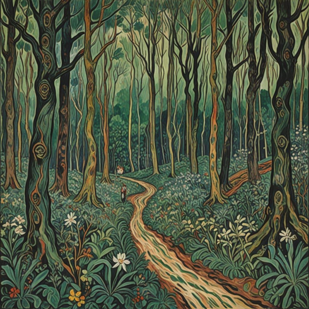 Fate Pursues Young Boys in a Dense Forest