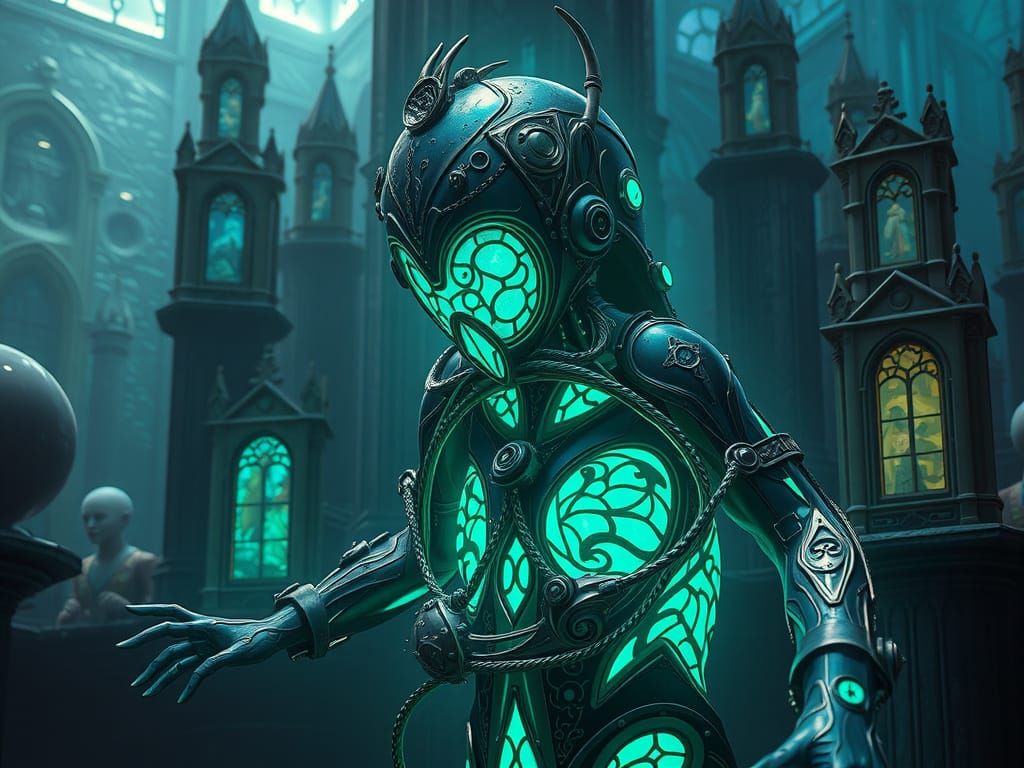 Cathedral Diver Explores Bioluminescent Alien Ocean