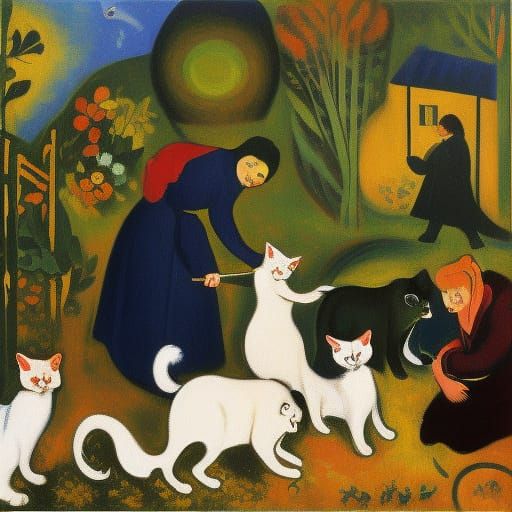 Stray Cats Ask for Milk: Fairytale Fantasy