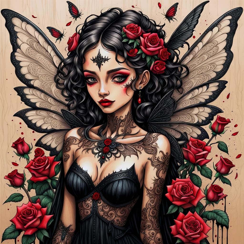 (Lora : Beautiful intricate details) Black Gel acid markers,...