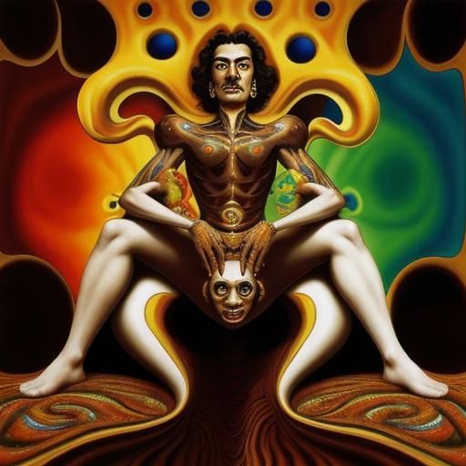 Surreal Dreamscape in Style of Salvador Dalí