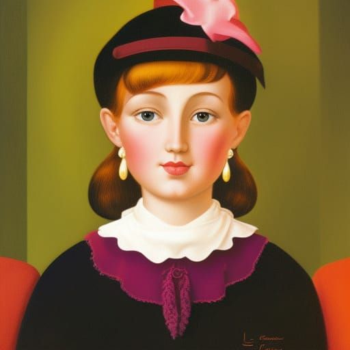 Portrait of a Pretty Girl by Leo Lionni