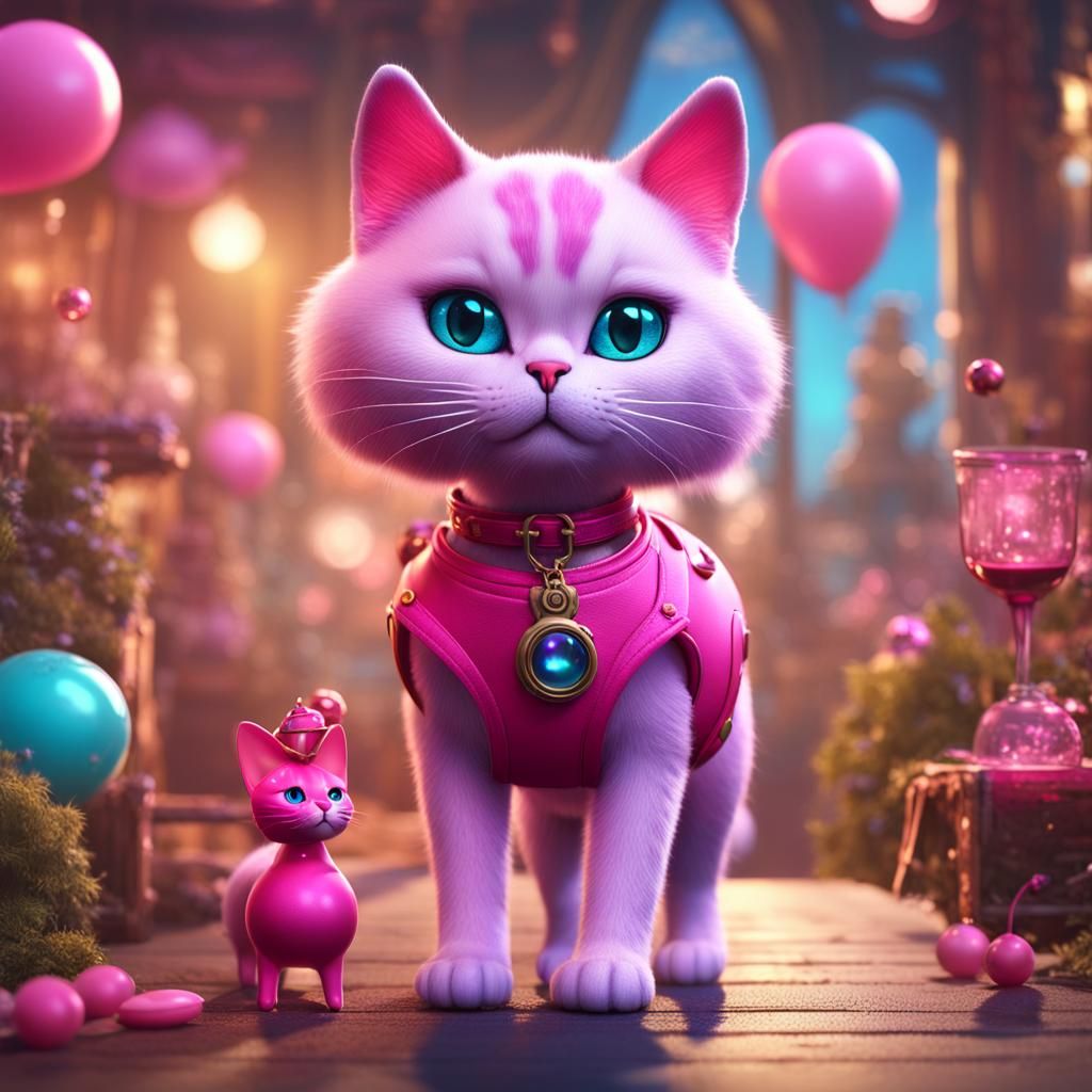 Catwalk Kitties Cat Doll with Chat Bubble