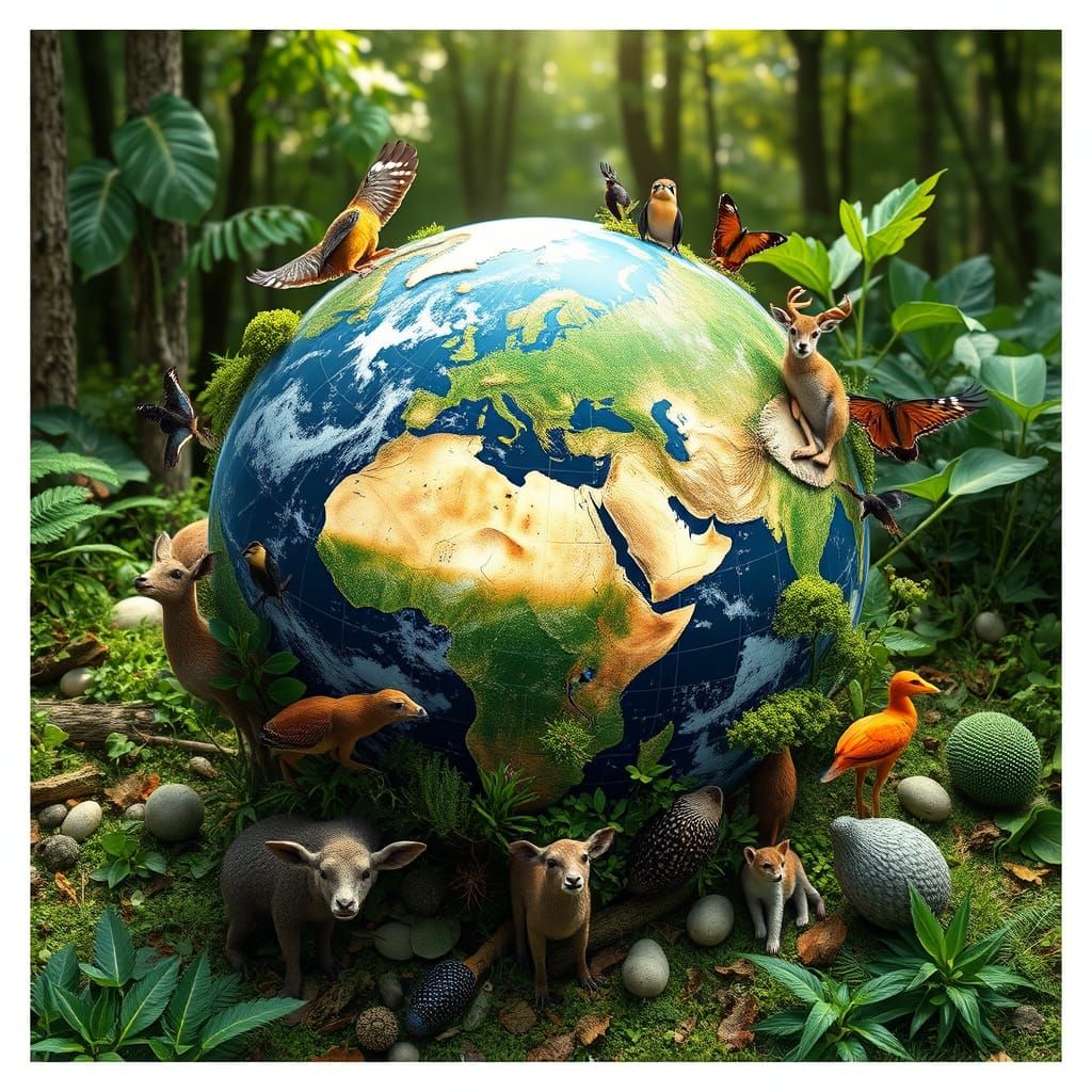 Earth Thriving with Wildlife: A Vision of Balance