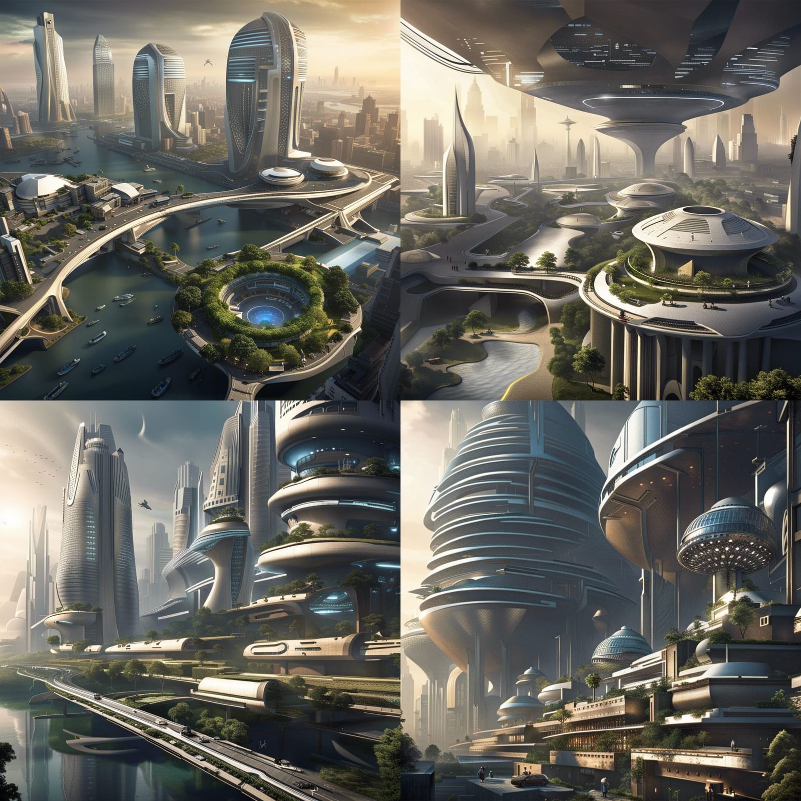 Futuristic Kolkata, India in the Year 2371