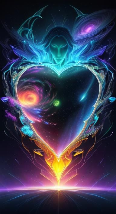 Exploding Star: Colorful Cosmic Elemental Illustration