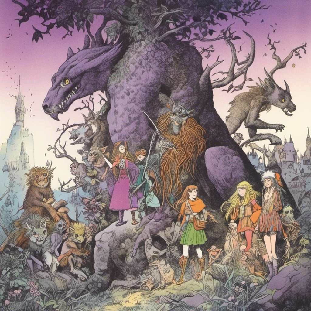 Stone Age Apprentice Girl's First Magic