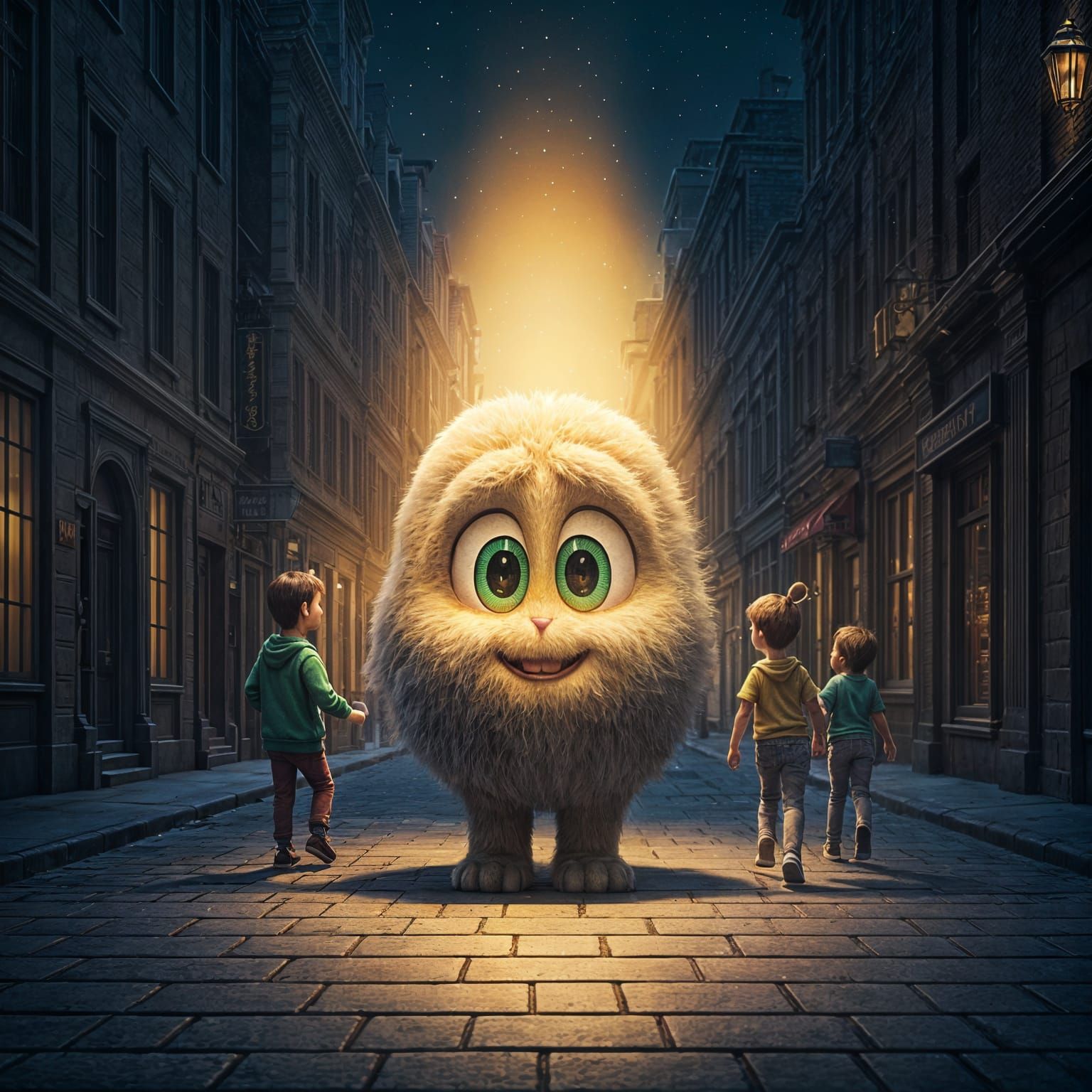 Pixar Lamp Shines Light on Dark Street