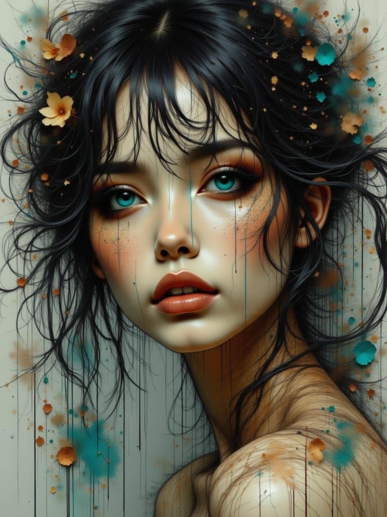 Abstract Human Figure in Dreamlike Blur