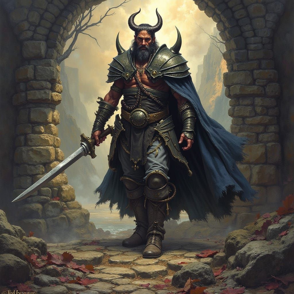 Dark Fantasy Artwork in Grimdark Style