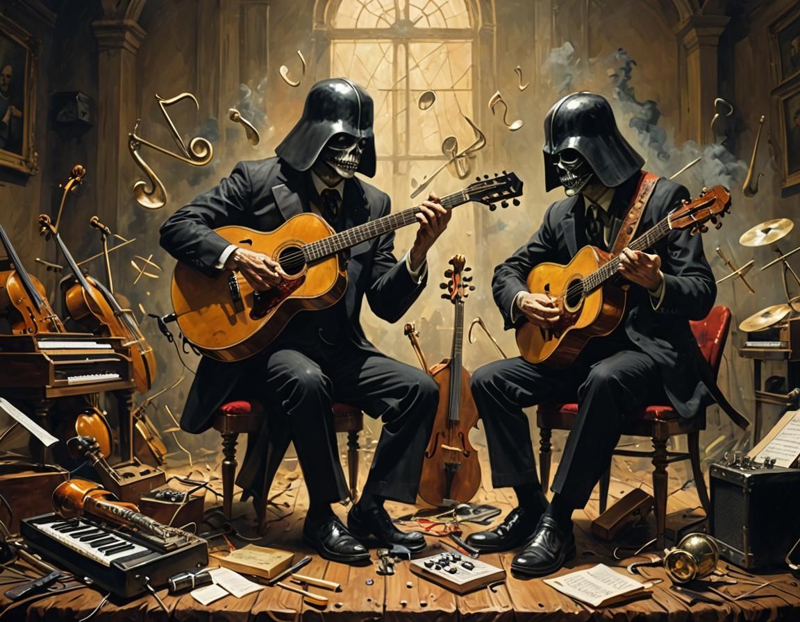 Sinister Musical Instrument Duel