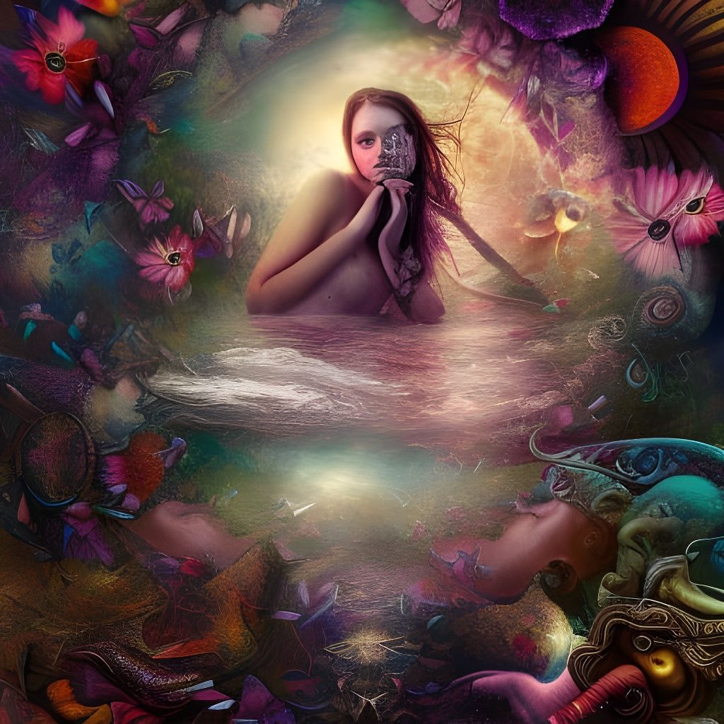 Ethereal Portrait in Visionary Style