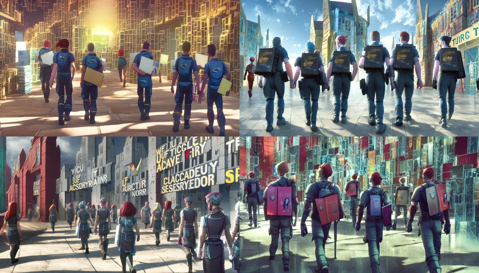 Students at the Academy of Responsibility: Concept Art