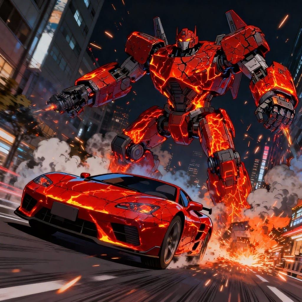 Molten Lava Tank Transformation from Old Bus