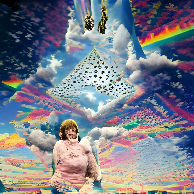 Lucy in the Sky: A Colorful Dreamscape