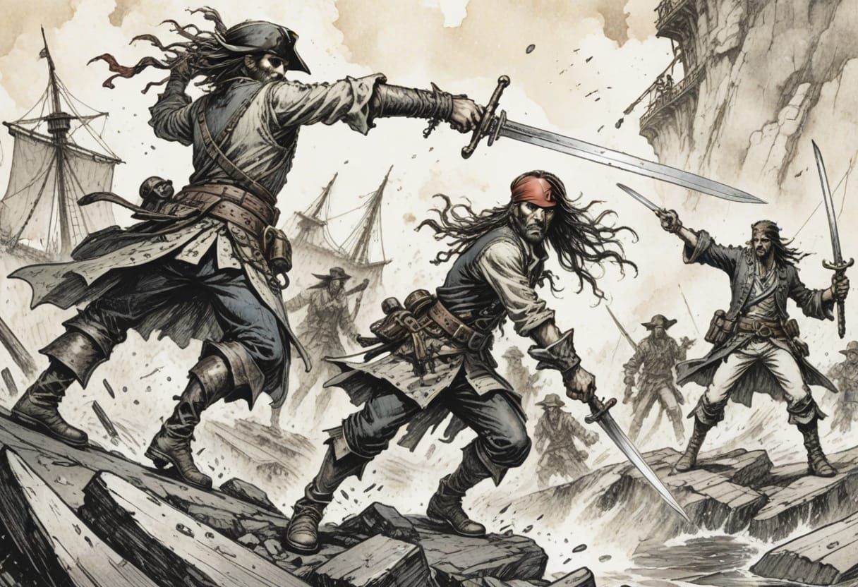 Swords Clash in a Whirlwind of Adventure