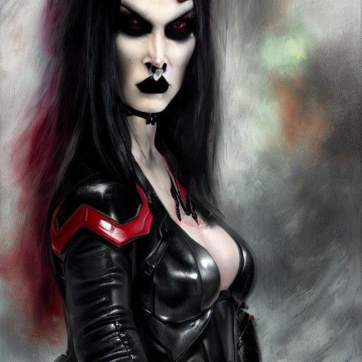 Scarlett and Baroness in Mall Goth Style