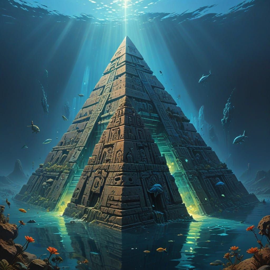 Egyptian Underwater Pyramid: A Majestic, Mysterious Marvel