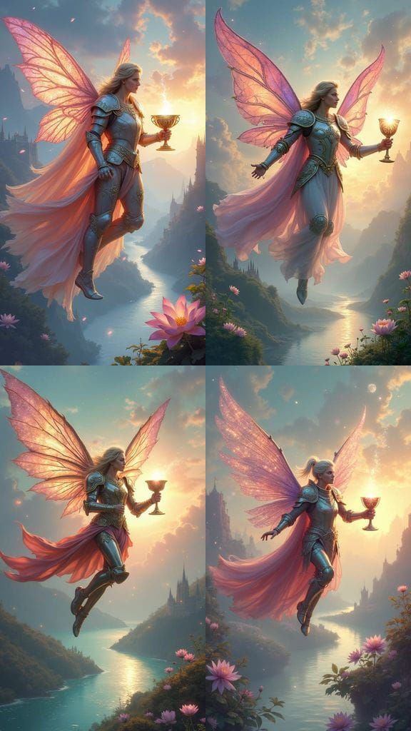 Fairy Knight with chalice