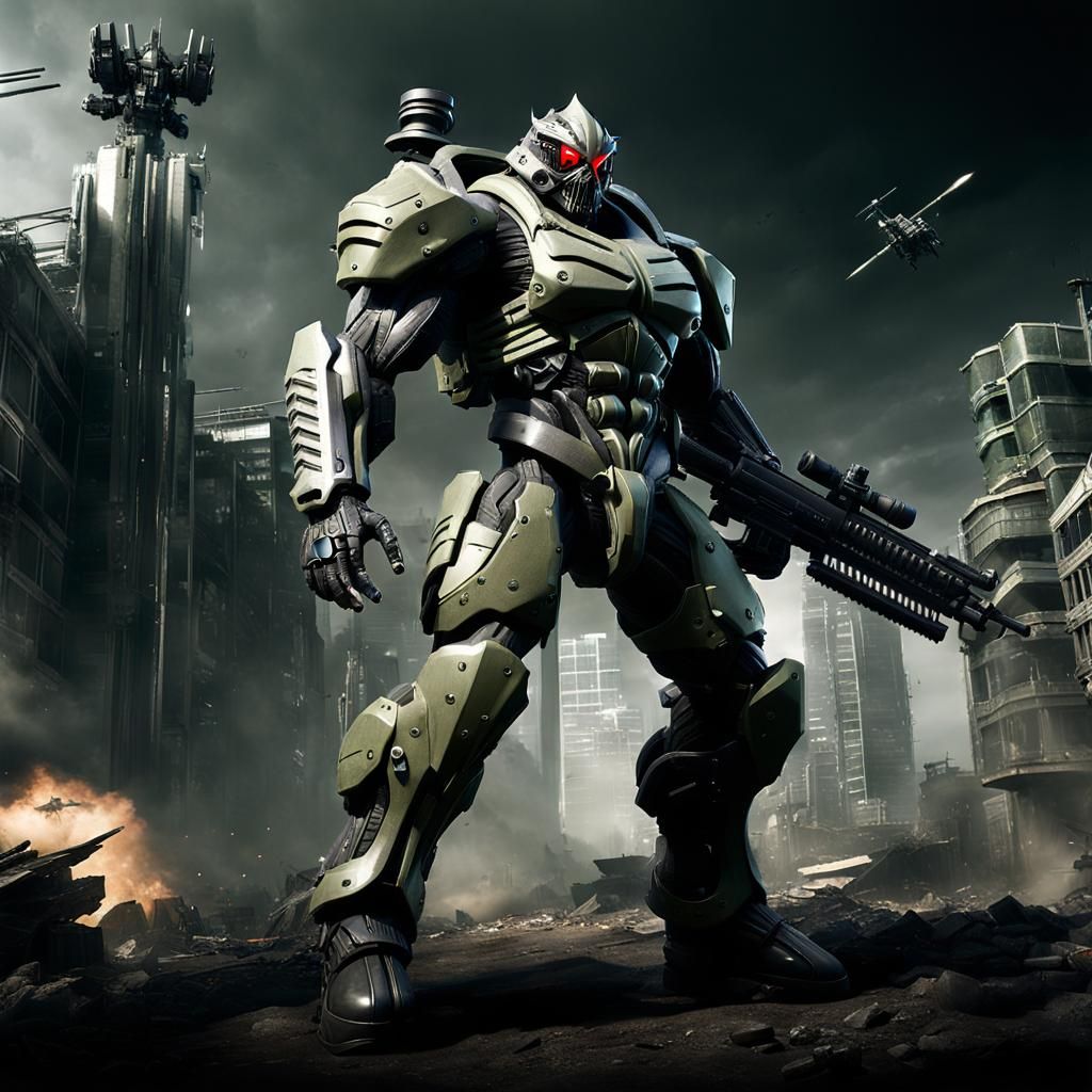 Non upload evolution: samurai power armor