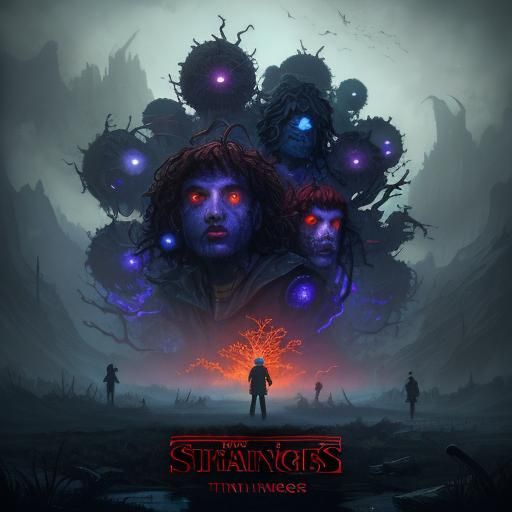 Stranger Things Matte Painting in Unreal Engine 5