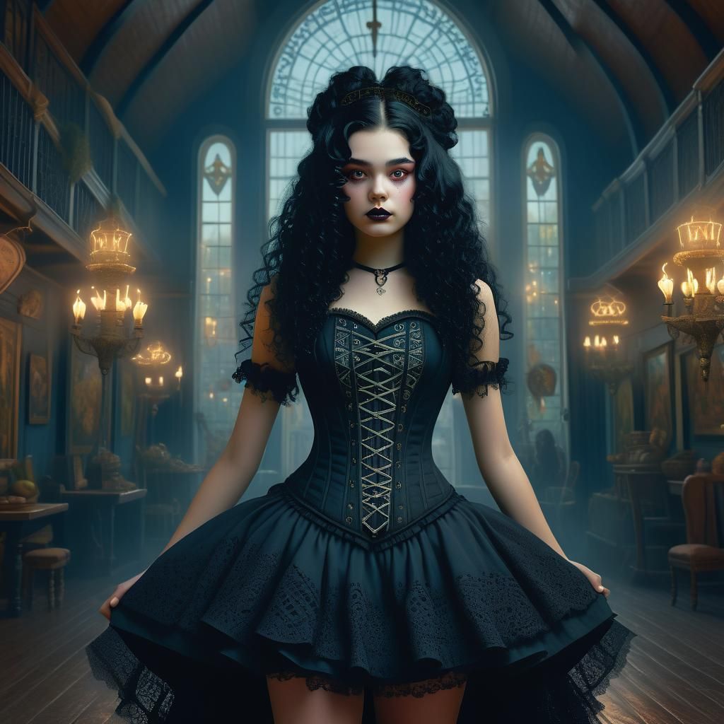 New Orleans Witch Portrait in Detailed Matte Painting