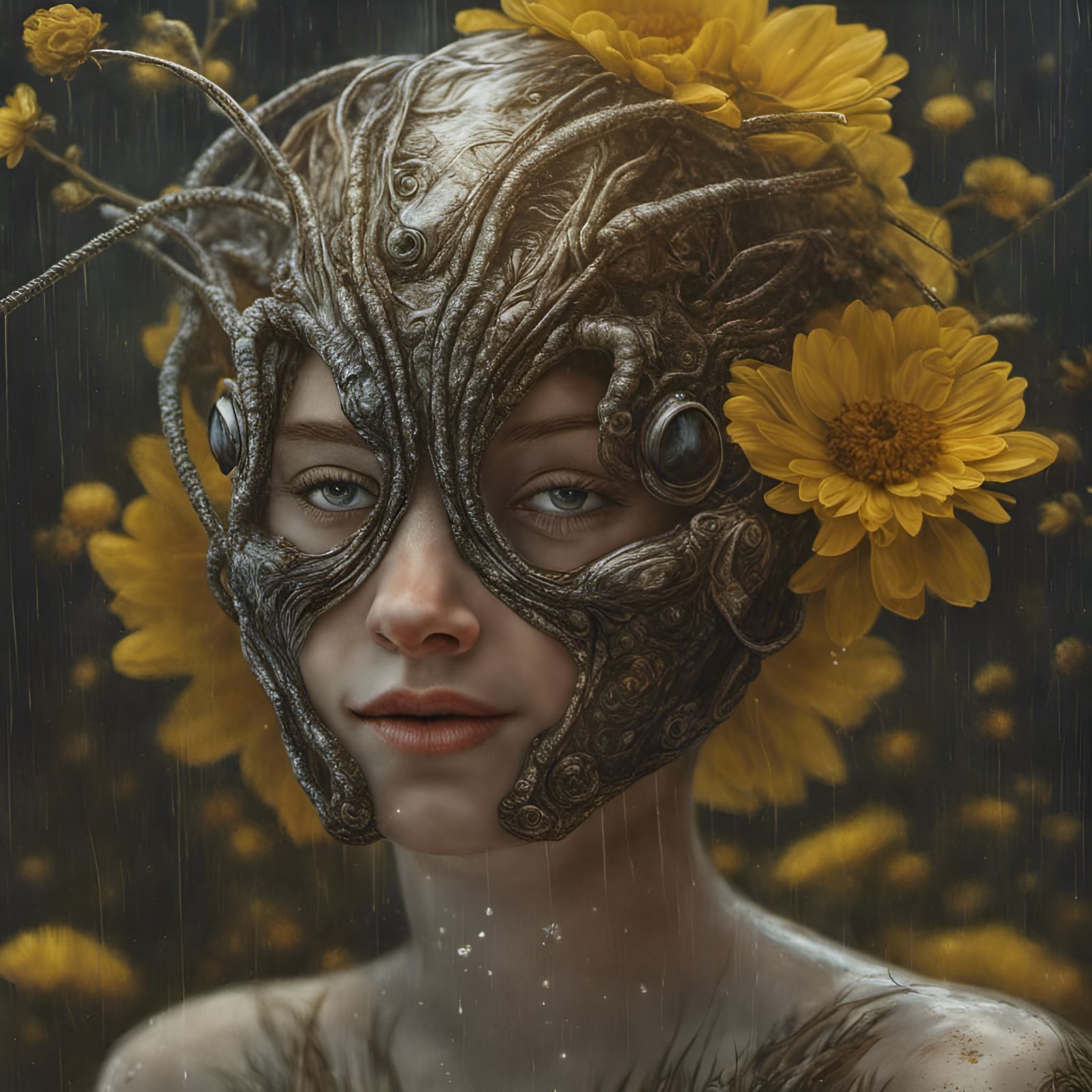 Hyperrealistic Alien People and Pets in Dreamy Surrealism