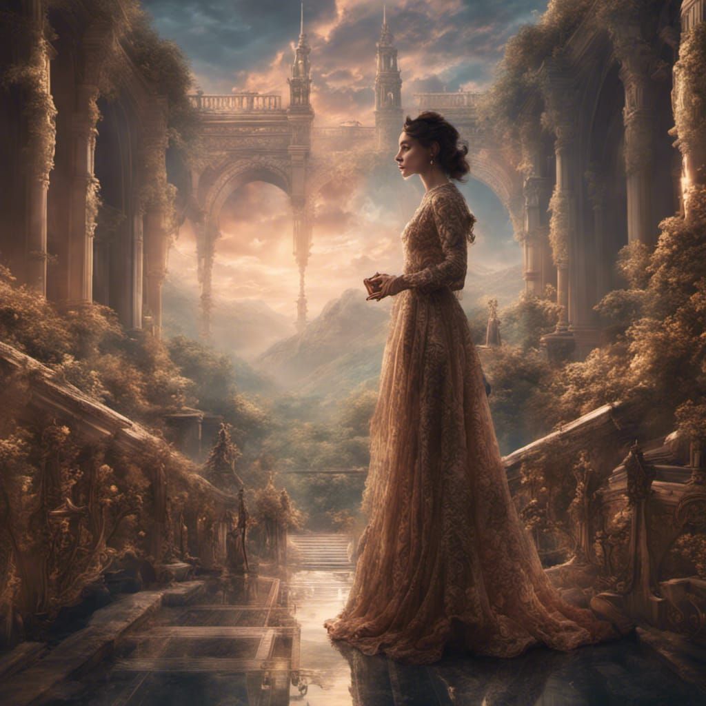 Epic Digital Painting of a Beautiful Woman