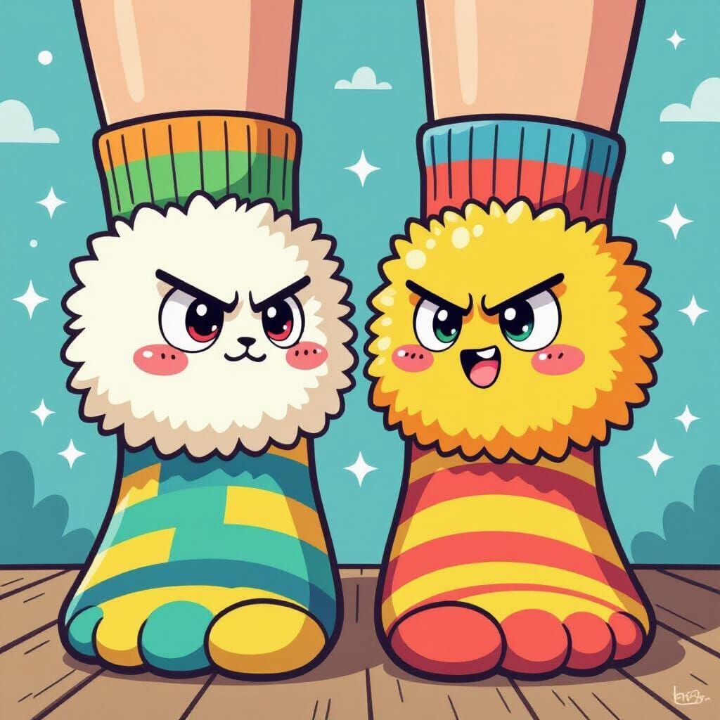 Whimsical Socks Aim to Conquer Innocent Feet