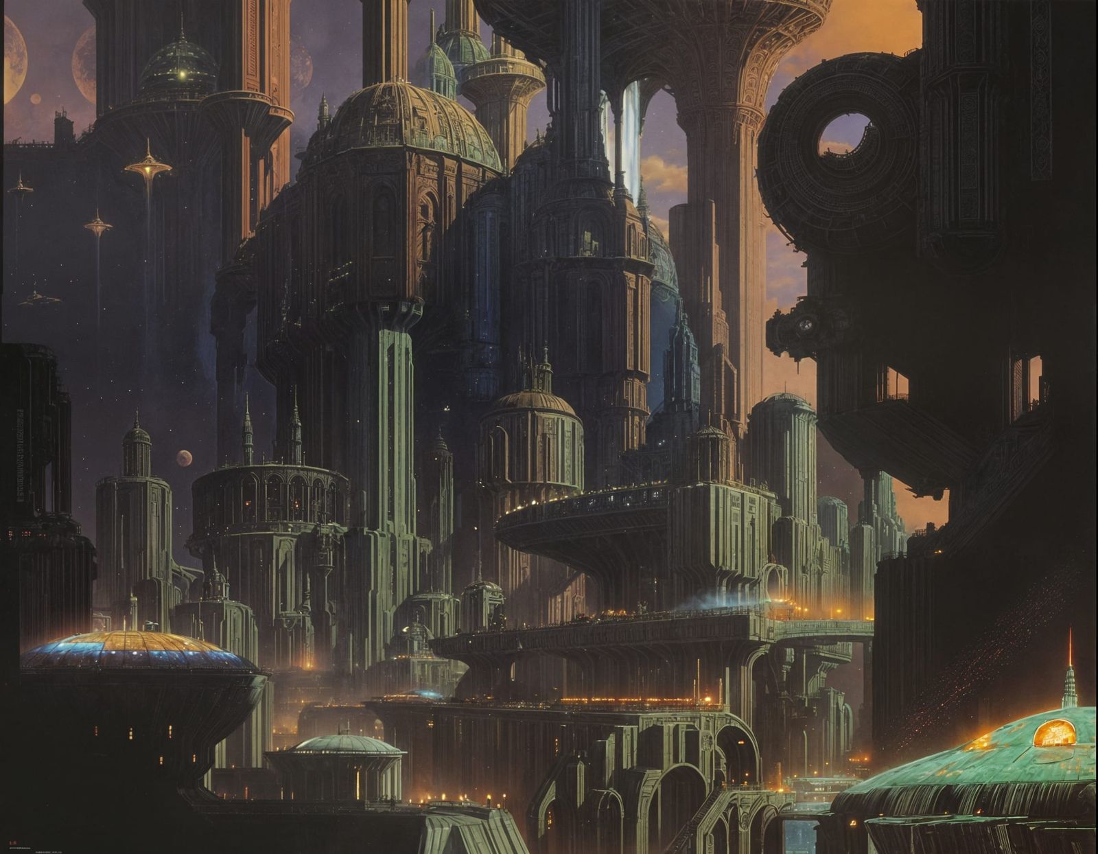 Surrealist Vision of a Barren, Mystical World in a Fantasy A...