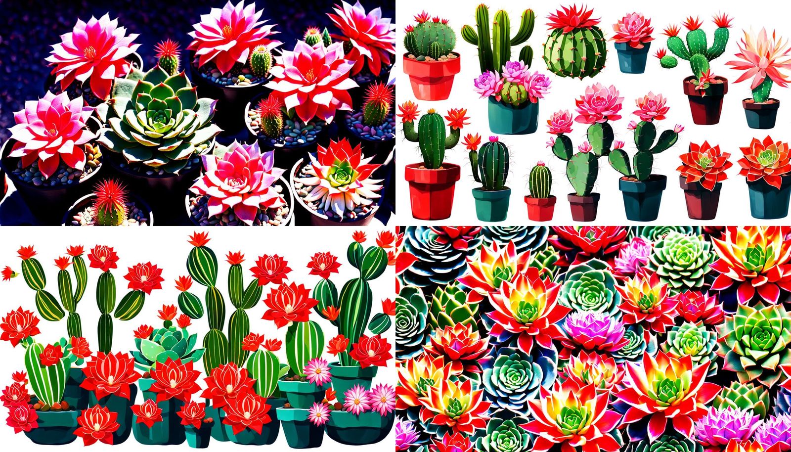 Surreal Cross-Breed Flowers, Succulents, and Cacti