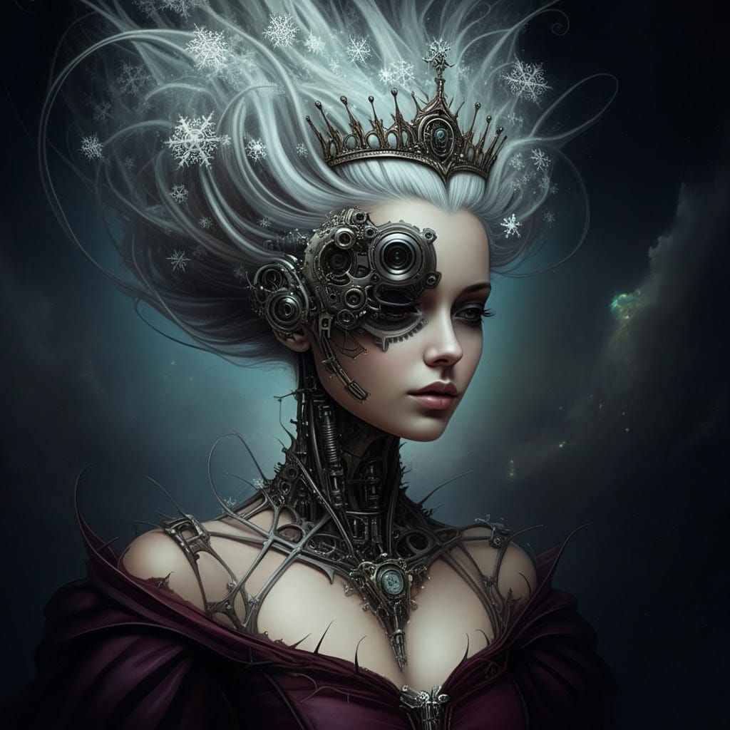 Gothic Princess Fairy in Cosmic Splendor