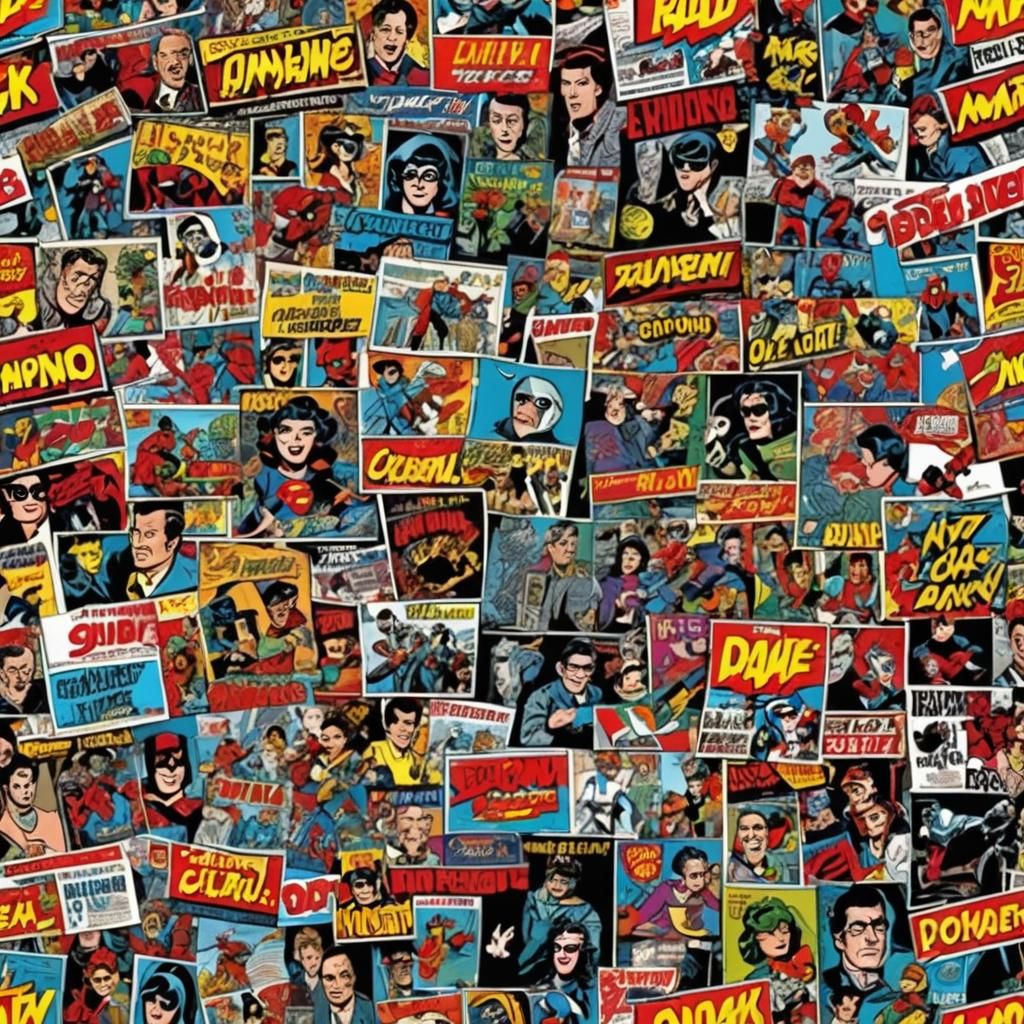 Pop Art Reimagined: Hyperrealistic Comic Book Style