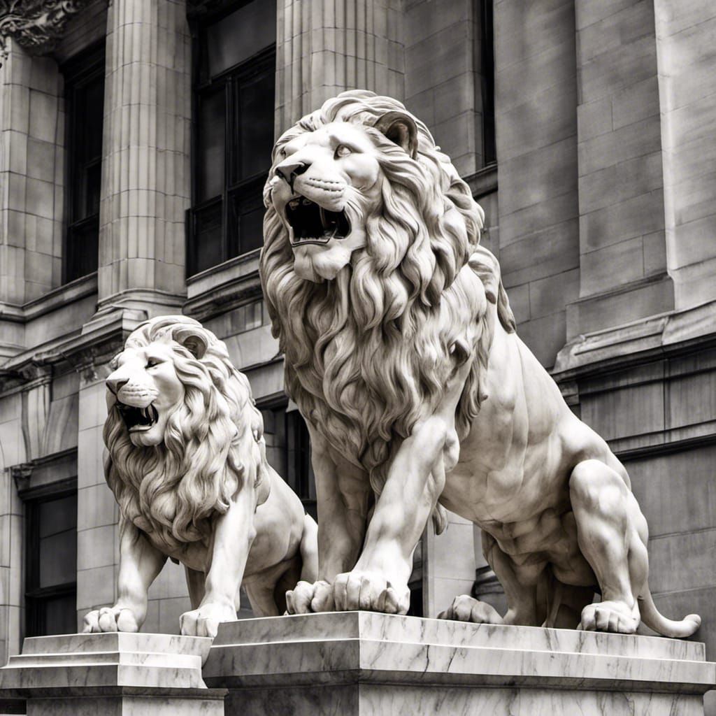 The Library Lions: Patience and Fortitude, New York Public L...