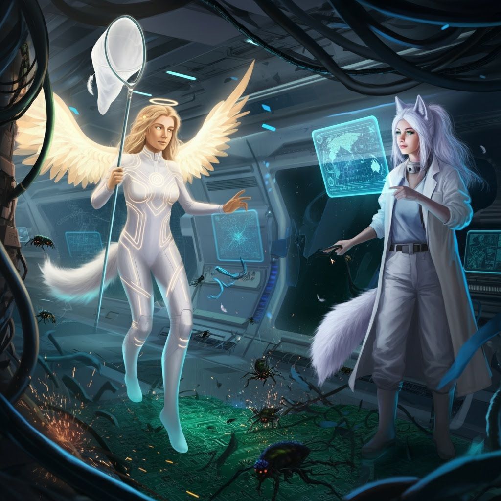 The Glitch Bug part24: Angel uses holy magic to open a porta...