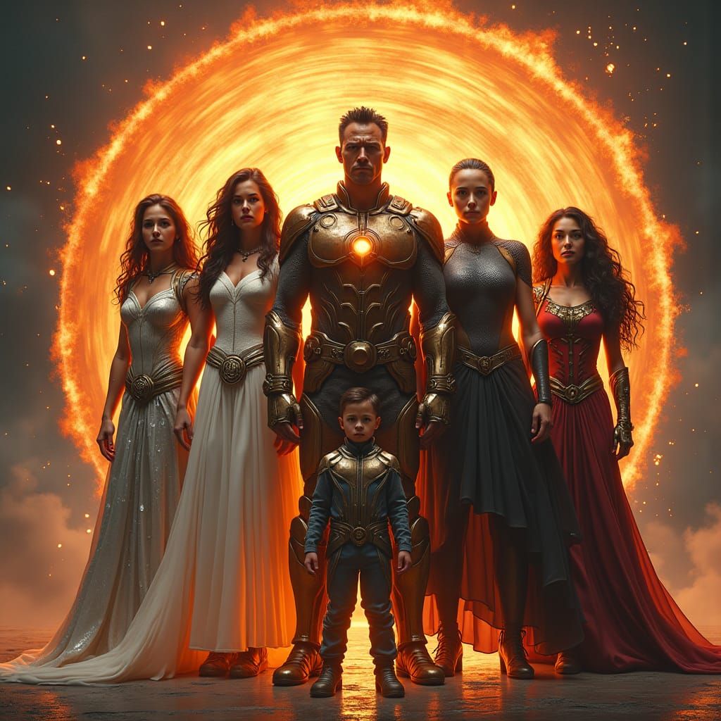 Superpowered Family United Against Oppressive Governments