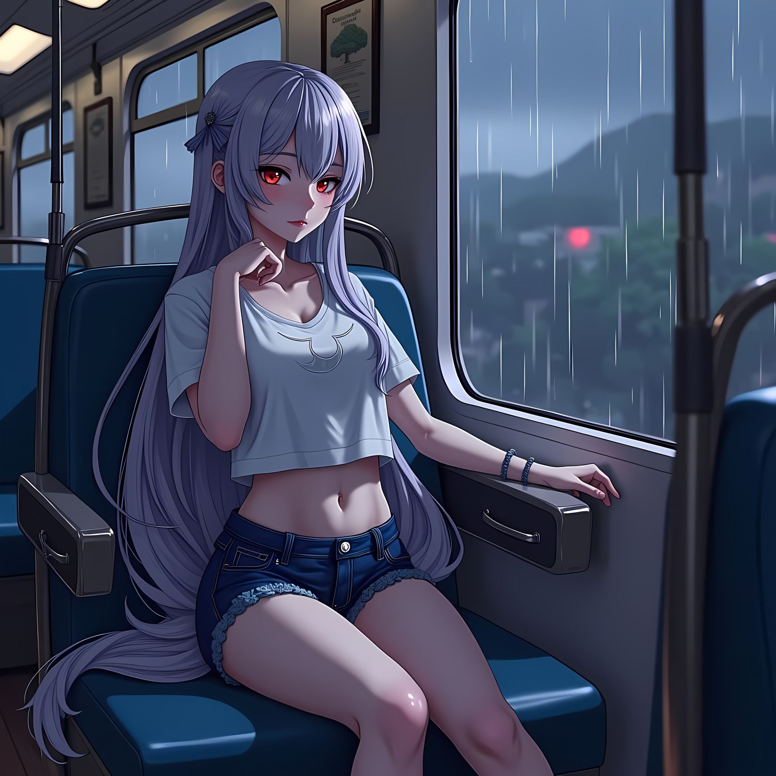 Ethereal Portrait of Jingliu in Cinematic Style