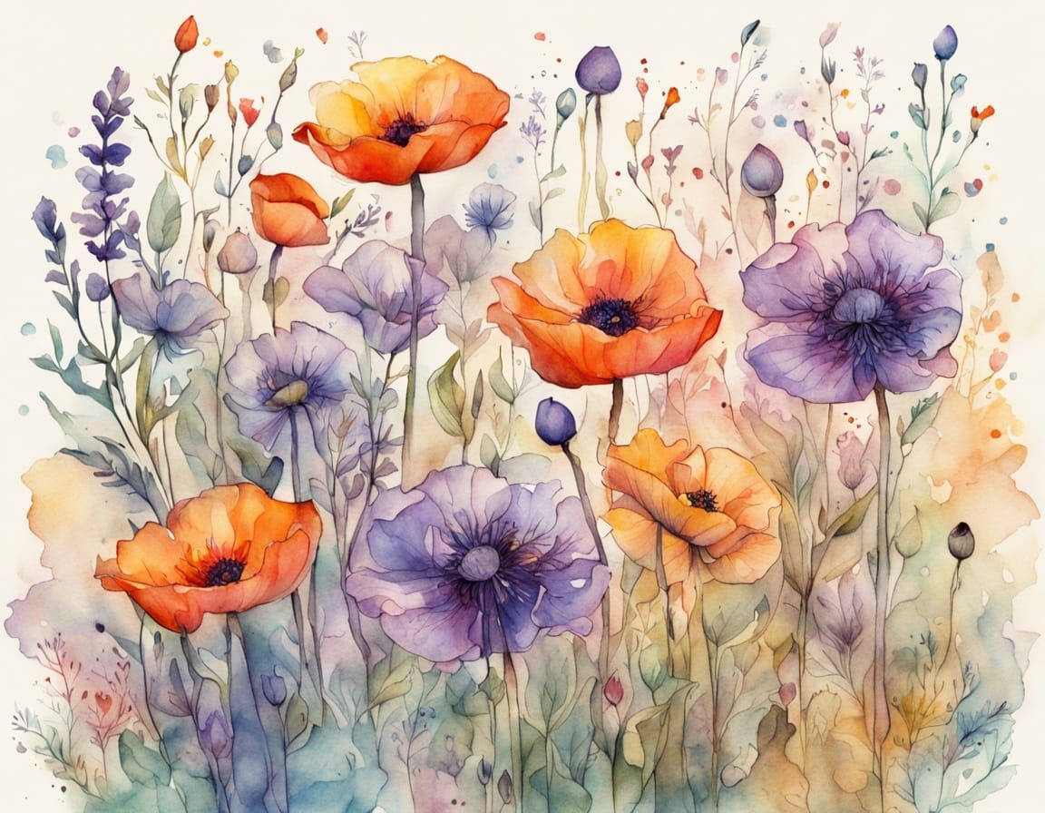 Magical Recipe Book: Whimsical Watercolor Fantasy Illustrati...