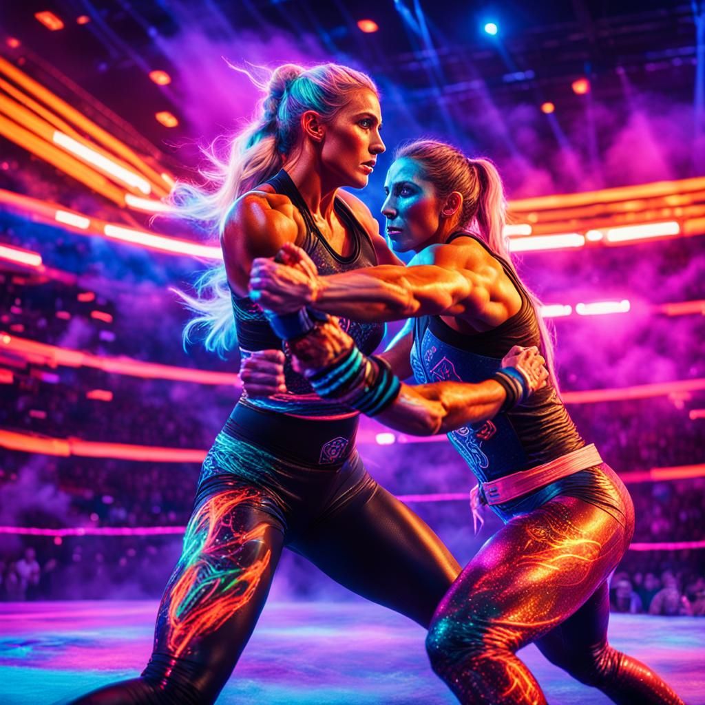 Charlotte Flair vs Britt Baker in Mystical Arena