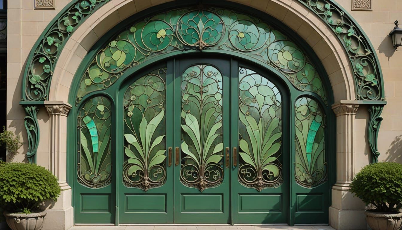 Art Nouveau French Doors & Windows Gallery