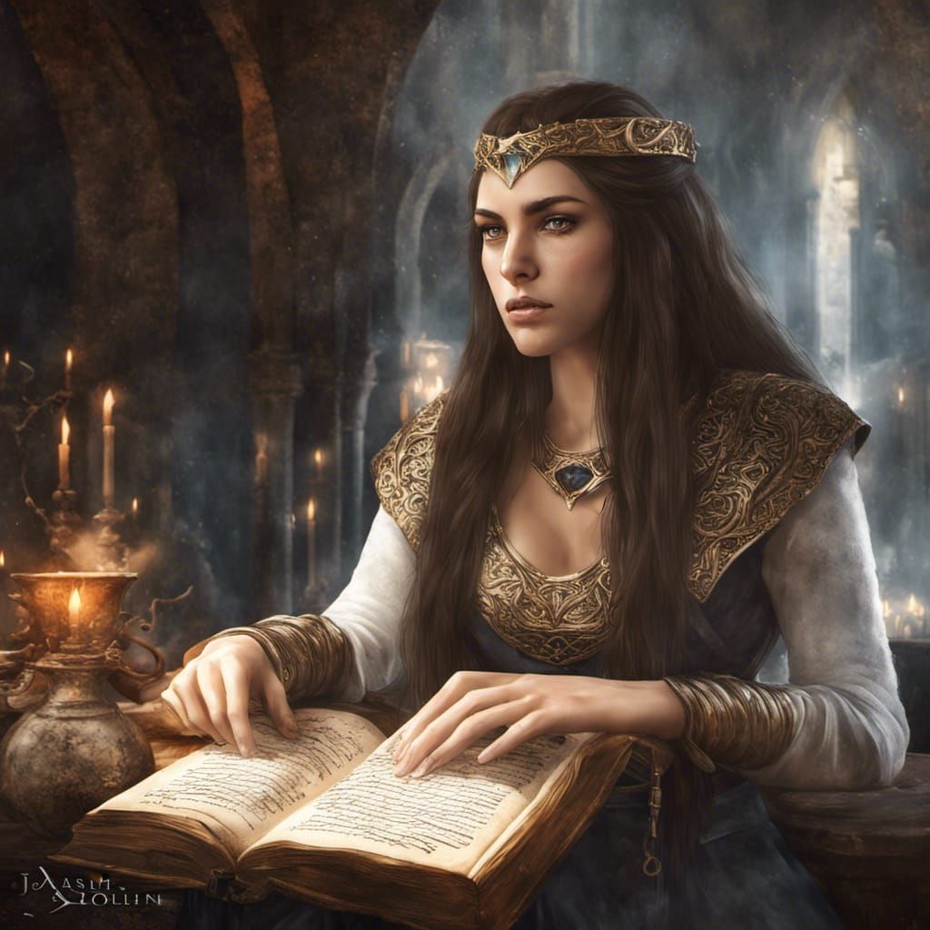 Hyper-Realistic Jasnah Kholin Digital Illustration