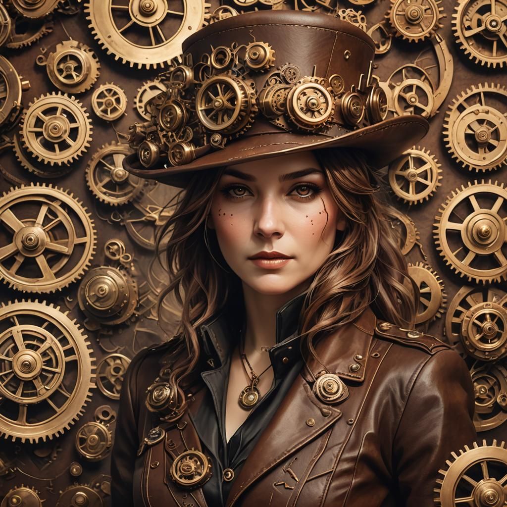 Steampunk Lady: Leather Craft in the Industrial Age