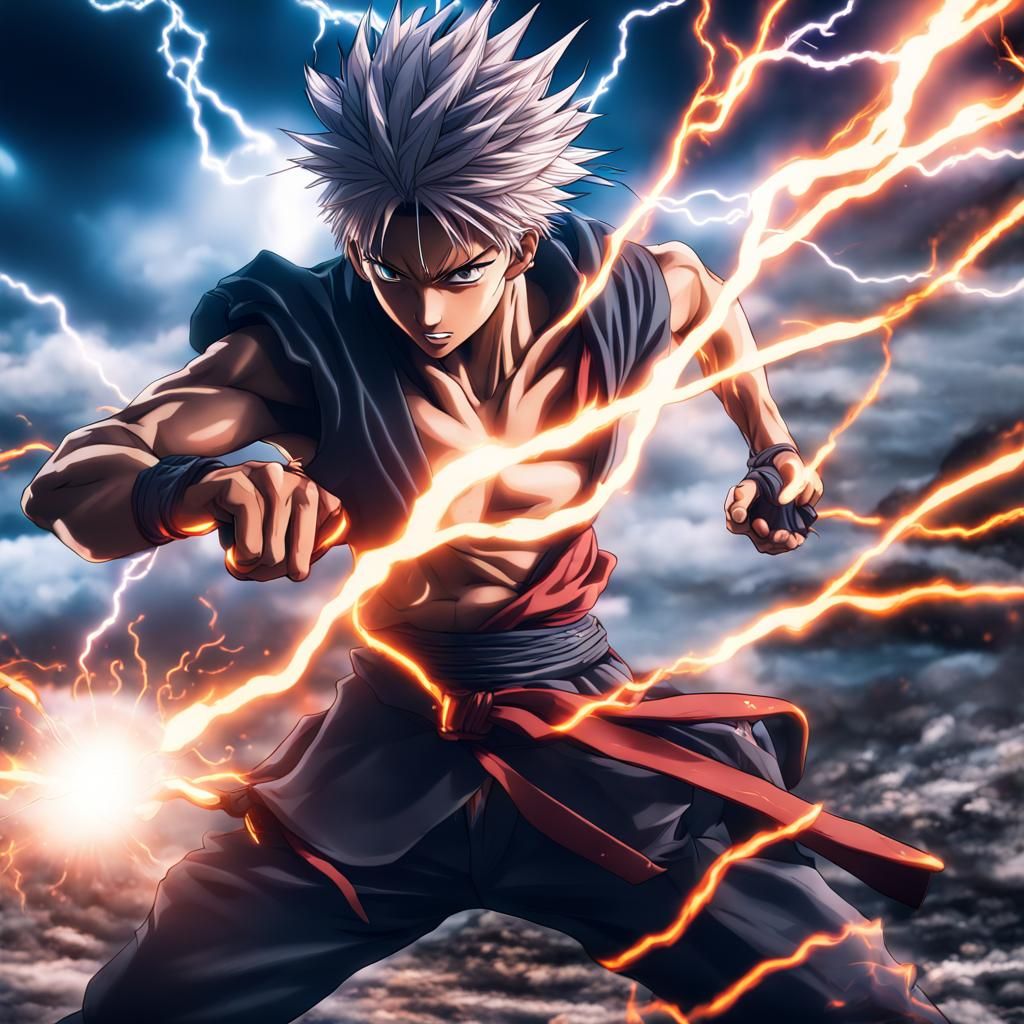 Tanjiro vs. Akaza: Lightning Anime Battle