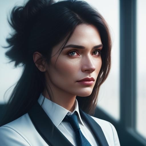 Futuristic Hi-Tech Portrait in Ultra-Realistic Digital Art