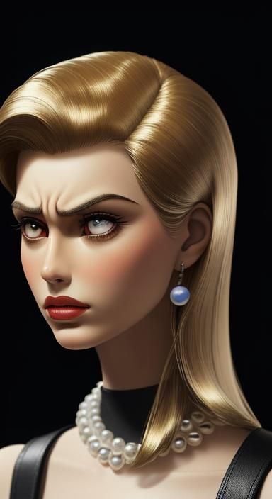 Arrogant 1960s Barbie Close-Up